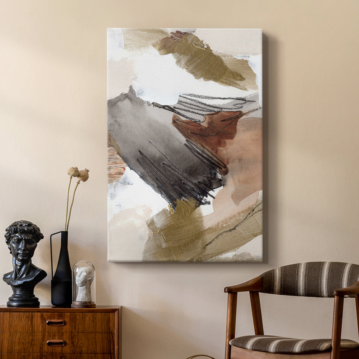 Antique Gold III - Canvas Art Print