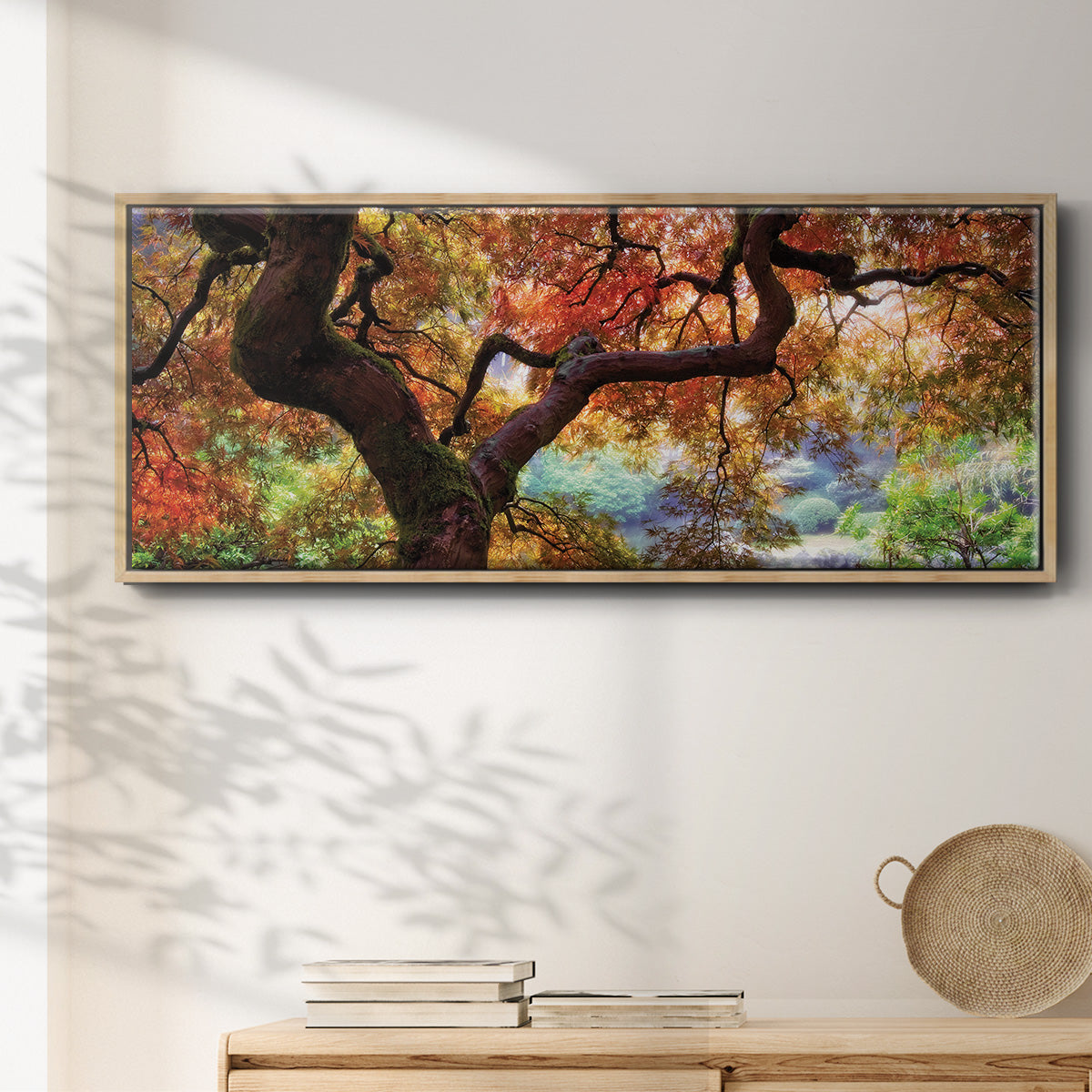 Dreaming of October - Floater Framed Canvas Print
