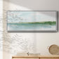 Green Ribbon Coast I - Floater Framed Canvas Print