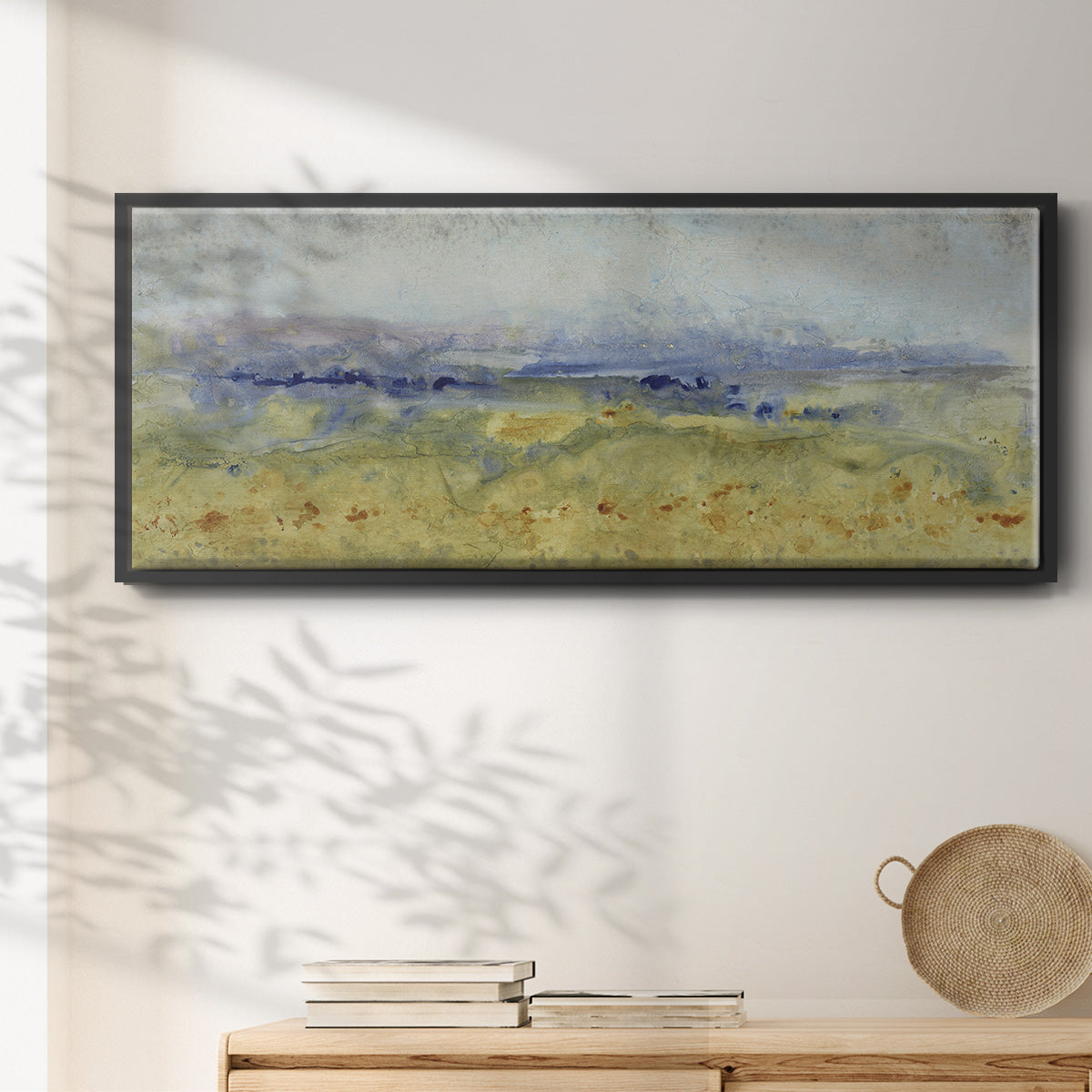Open Terrain I - Floater Framed Canvas Print