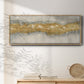 Golden Stream - Floater Framed Canvas Print