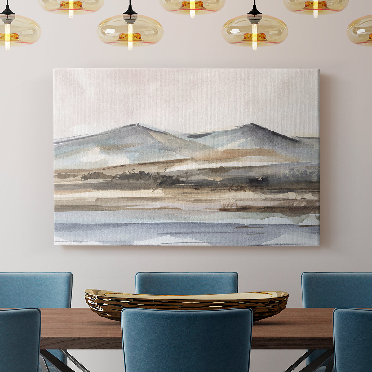Autumn Mountain Valley II - Canvas Art Print