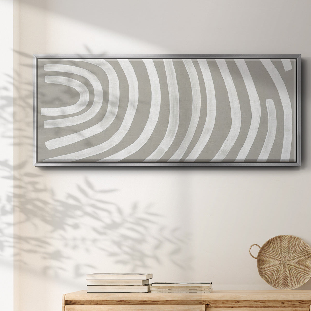 Broken Rainbow II - Floater Framed Canvas Print