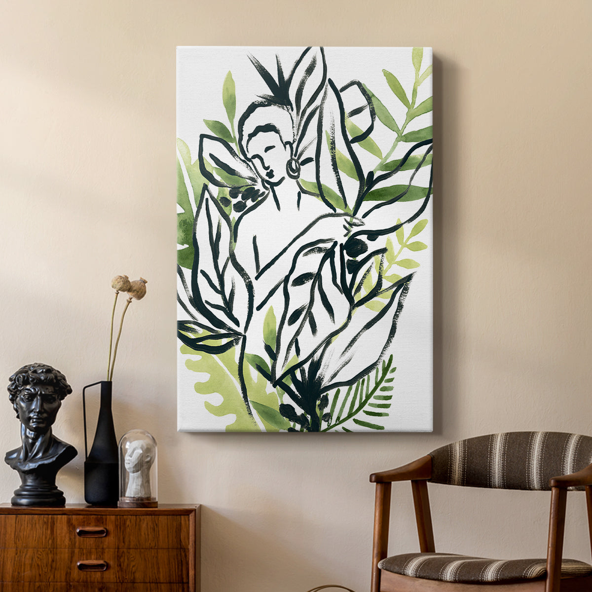 Tropical Sketchbook IV - Canvas Art Print