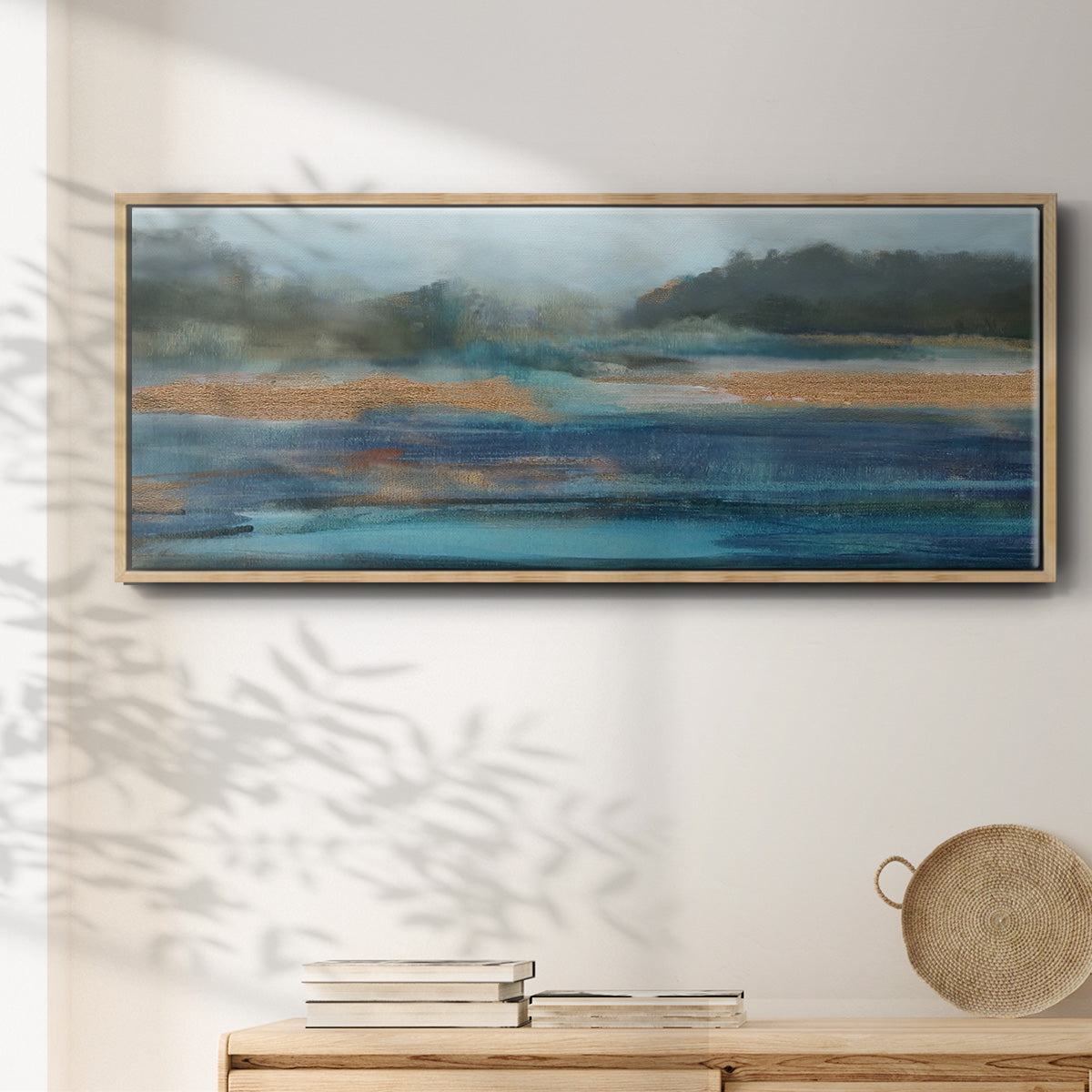Cold Spring - Floater Framed Canvas Print