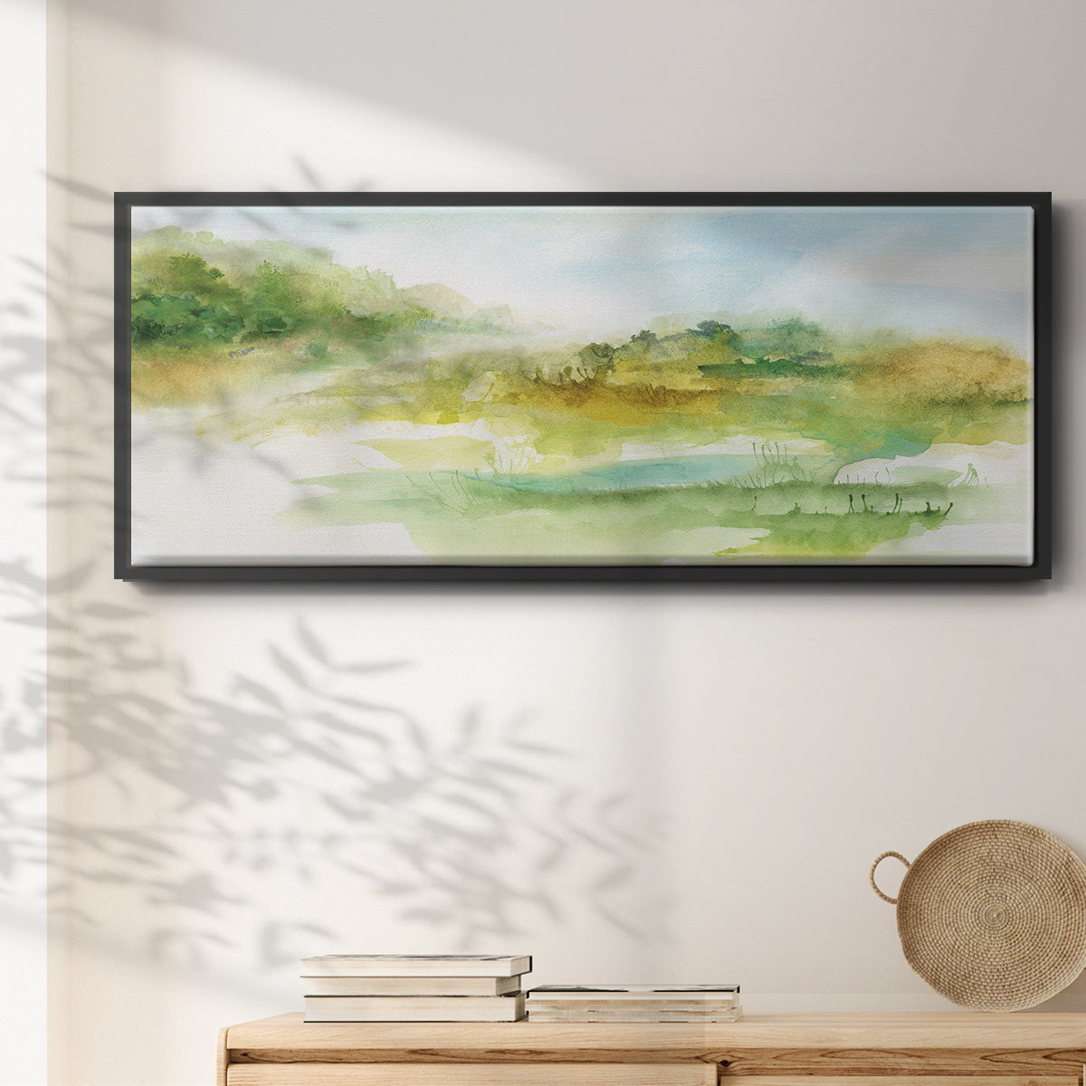 Dreamy Highland - Floater Framed Canvas Print