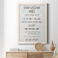 Stay Safe Rules - Premium Canvas Framed in Barnwood - Ready to Hang