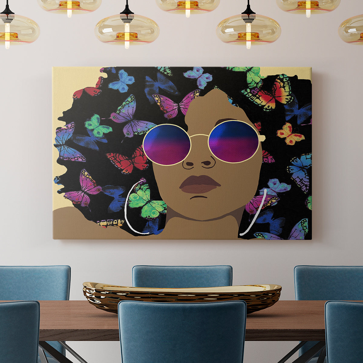 Butterfly Diva I - Canvas Art Print