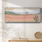 Cactus Plateau II - Floater Framed Canvas Print