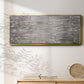 Slate Abstract - Floater Framed Canvas Print