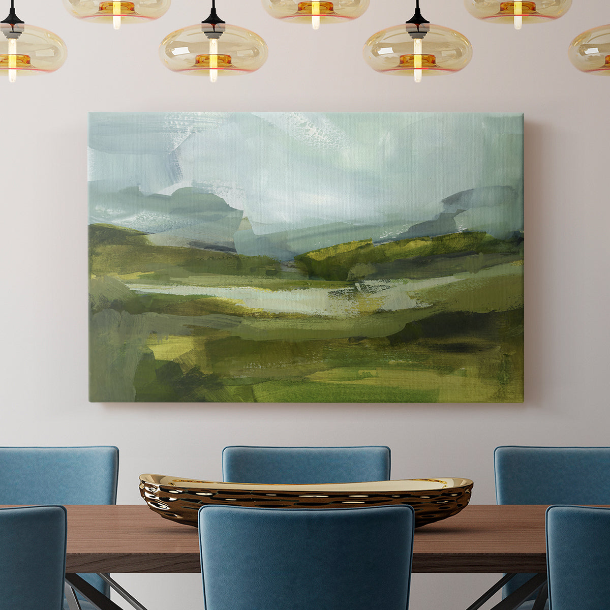 Emerald View III - Canvas Art Print