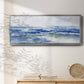 Soft Ocean Waters I - Floater Framed Canvas Print