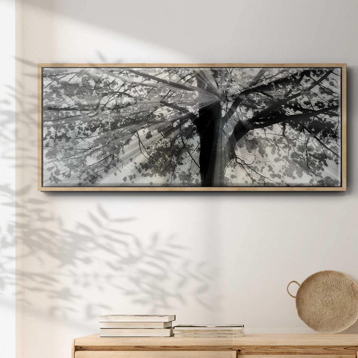 Story From Light and Shadow - Floater Framed Canvas Print