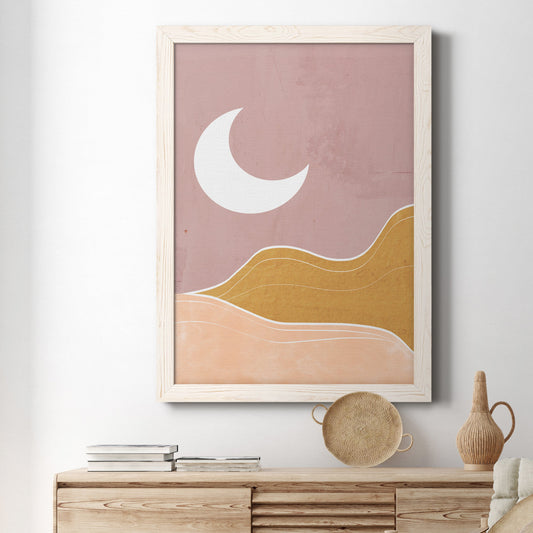 Sedona Moon - Premium Canvas Framed in Barnwood - Ready to Hang