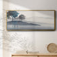 Serene Silhouette I - Floater Framed Canvas Print