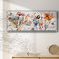 Pop Garden - Floater Framed Canvas Print