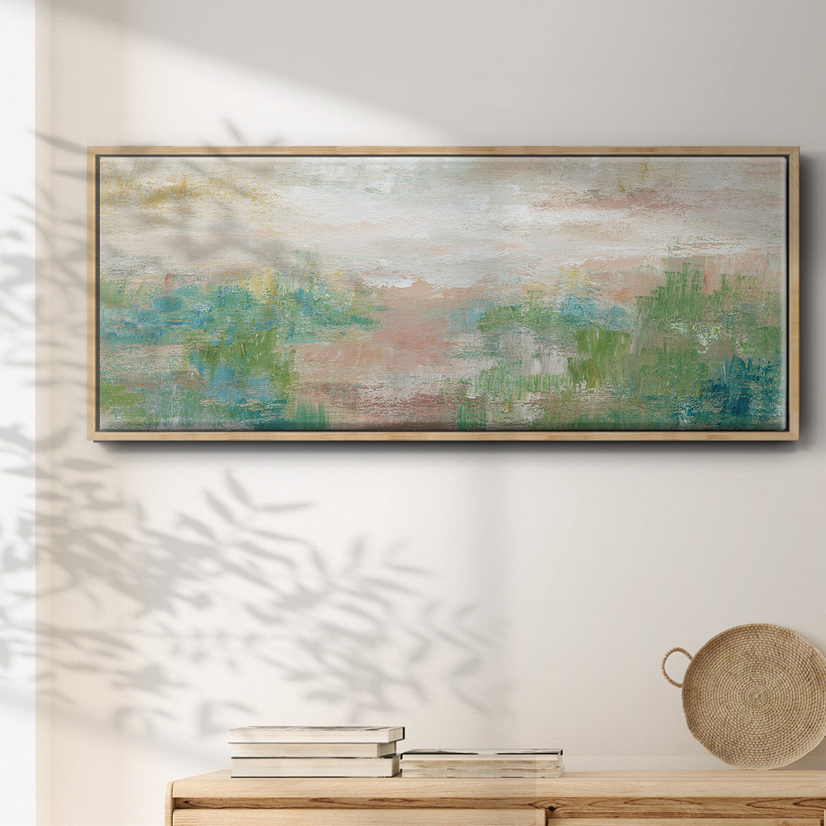 Sea Oats II - Floater Framed Canvas Print