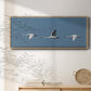 Wing Up Wing down - Floater Framed Canvas Print