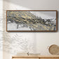 Mistral IV in White - Floater Framed Canvas Print