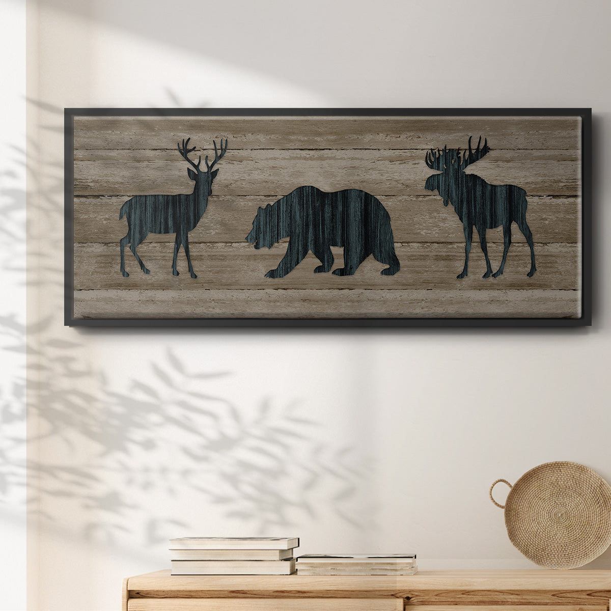 Woodland Trio - Floater Framed Canvas Print