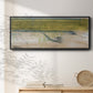Aquatic Reflections I - Floater Framed Canvas Print