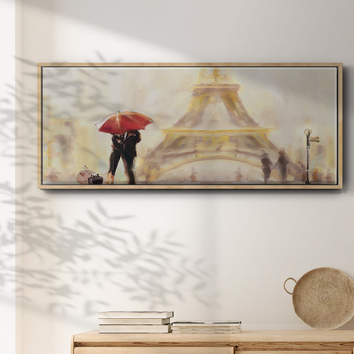 Paris Moment - Floater Framed Canvas Print