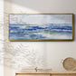 Soft Ocean Waters I - Floater Framed Canvas Print