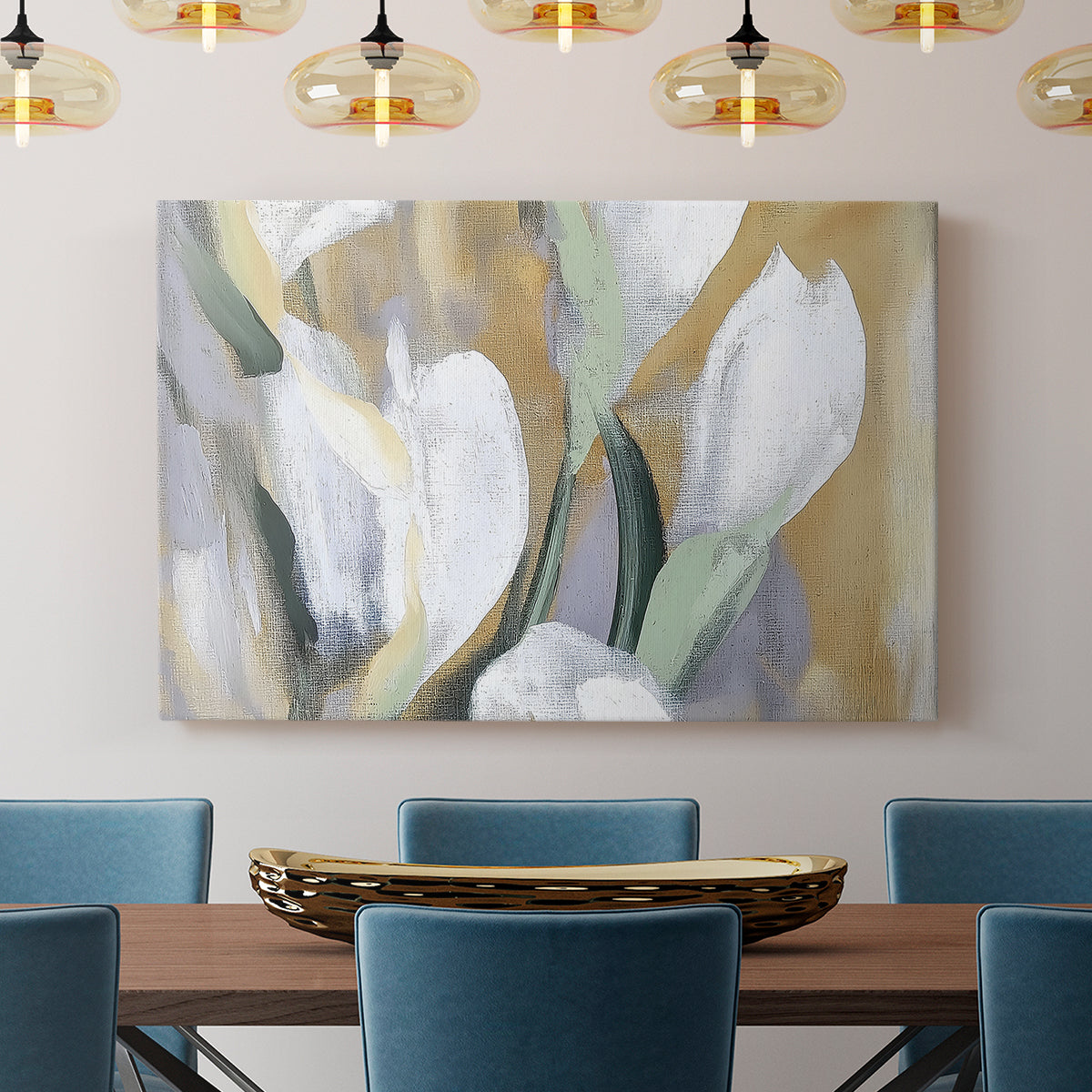 Floral Watercolor LV - Canvas Art Print