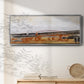 Bridges Ochre III - Floater Framed Canvas Print