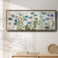 Blue Meadow - Floater Framed Canvas Print
