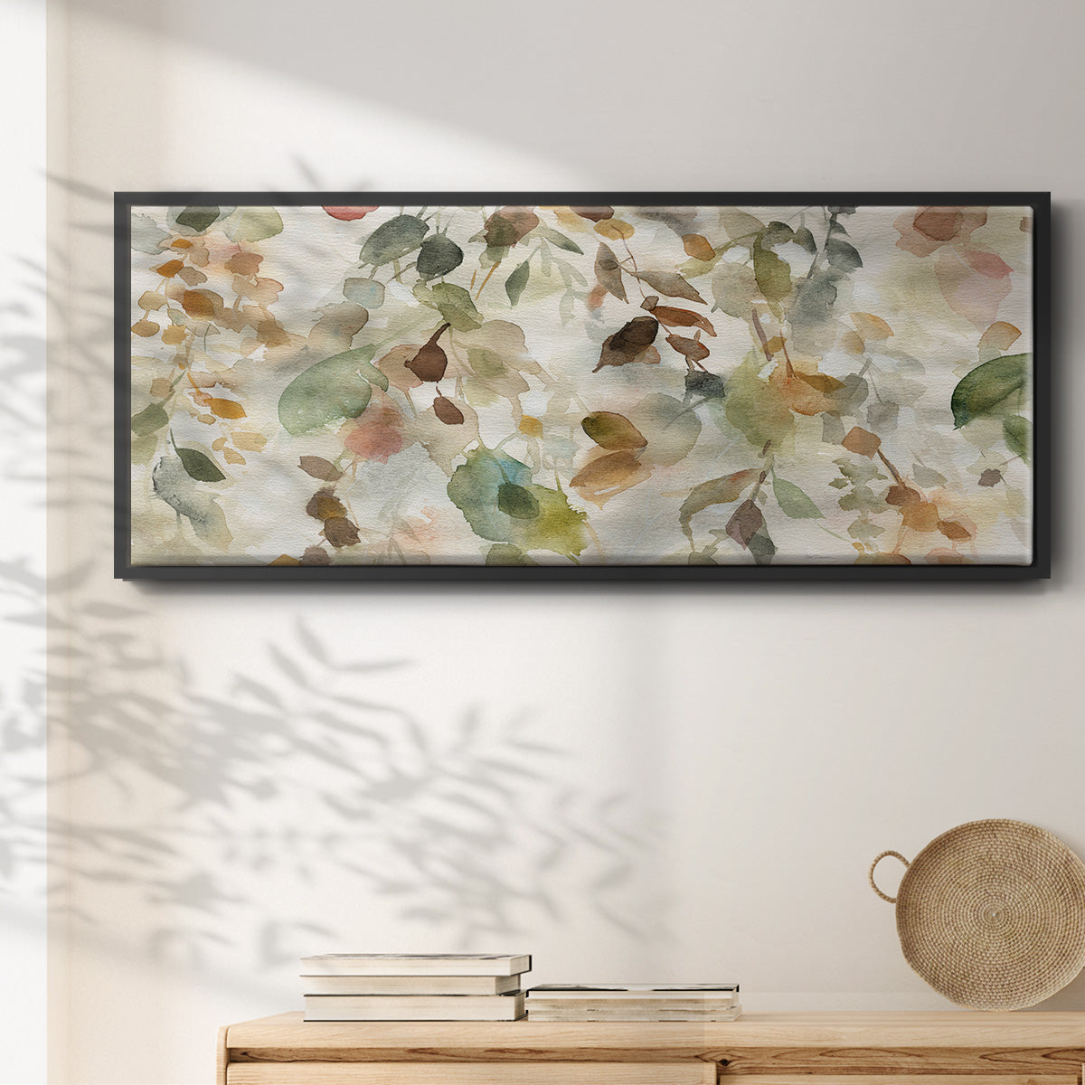 Fall Cascade - Floater Framed Canvas Print