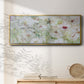 Jardin Blanc - Floater Framed Canvas Print