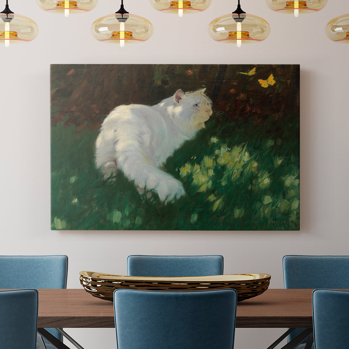 Vintage Kitty XXXVIII - Canvas Art Print