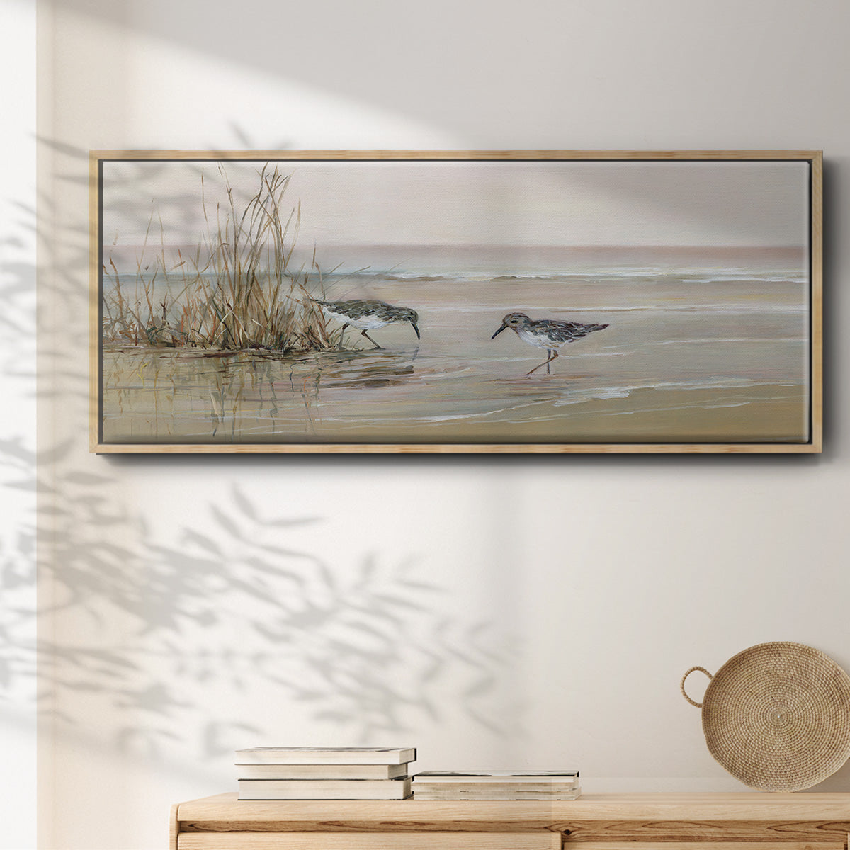 Early Risers I - Floater Framed Canvas Print