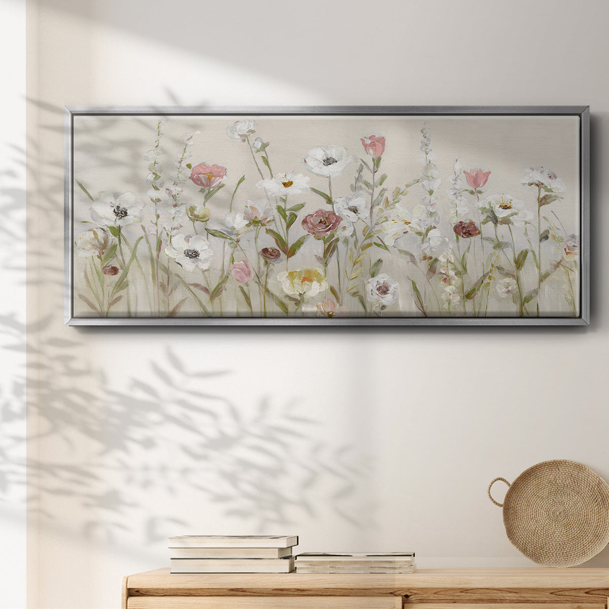 Bloomin Around - Floater Framed Canvas Print