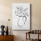 Sketchy Bouquet II - Canvas Art Print
