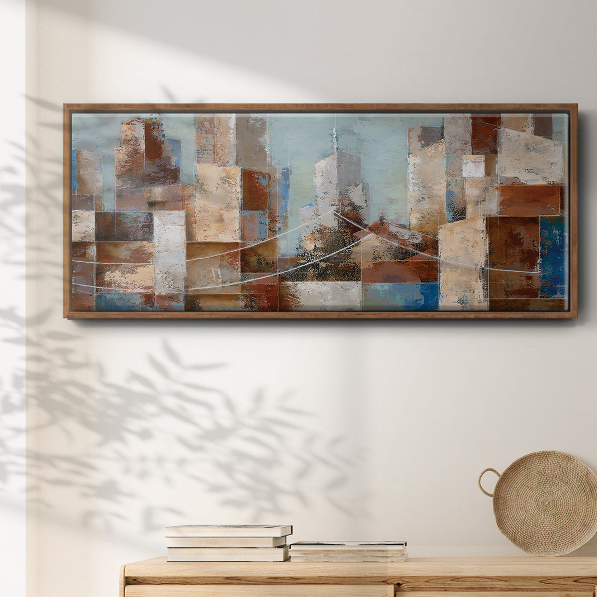 Cityscape - Floater Framed Canvas Print