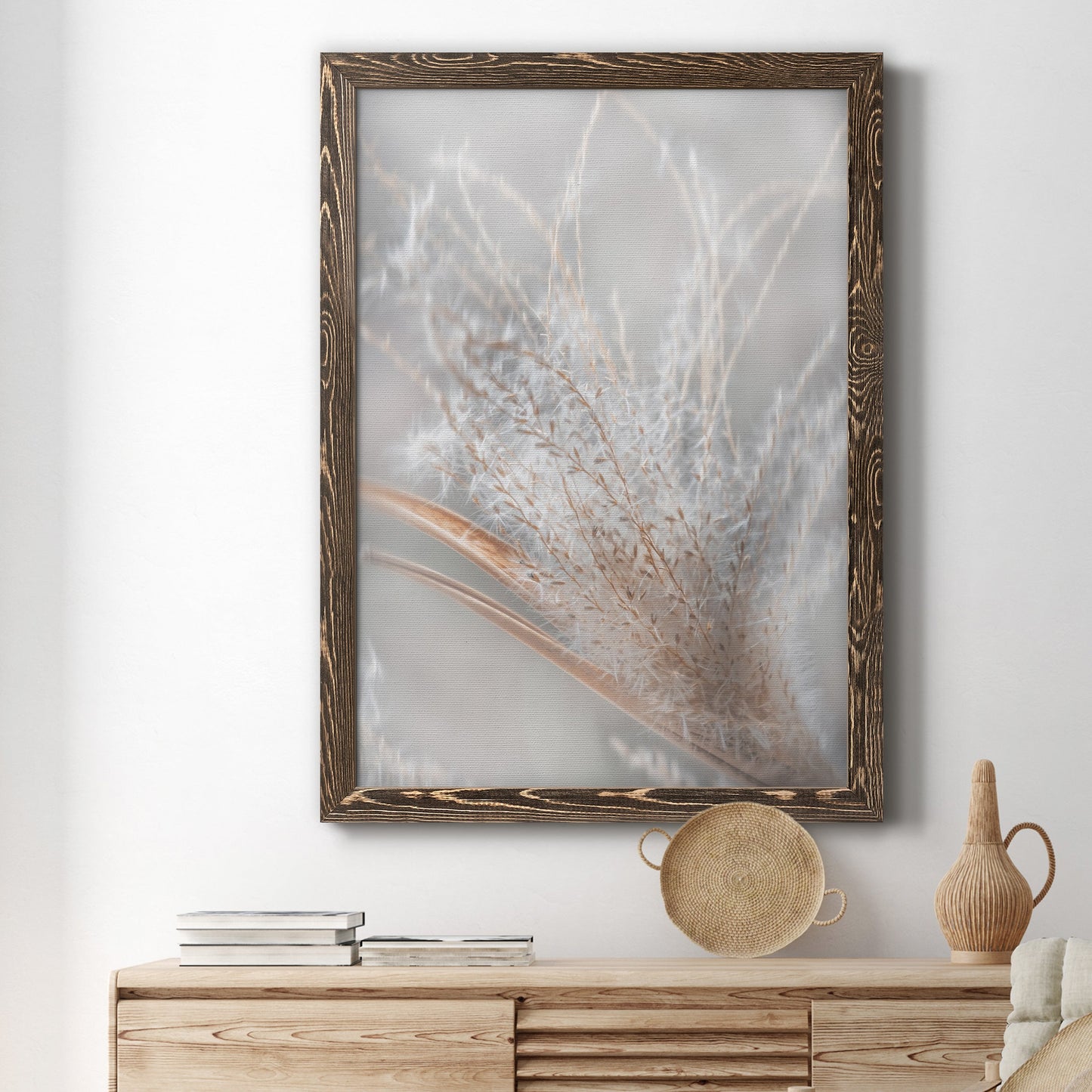 Summer Wisps II - Premium Canvas Framed in Barnwood - Ready to Hang