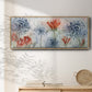 Tiger Lily Field - Floater Framed Canvas Print