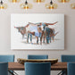 Modern Longhorns II - Canvas Art Print