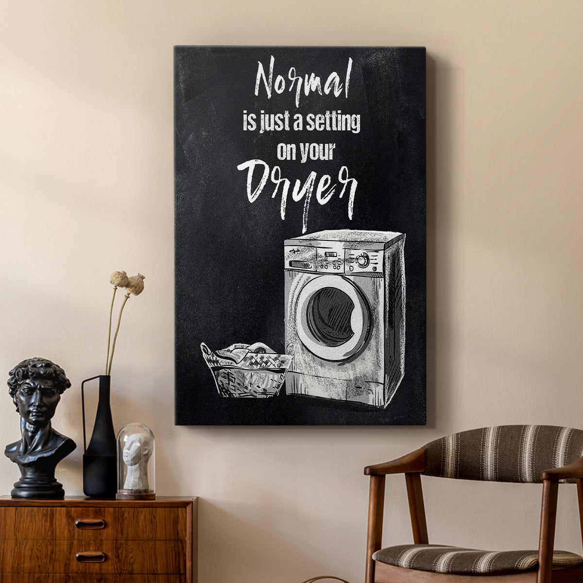 Normal Is Just A Setting - Canvas Art Print
