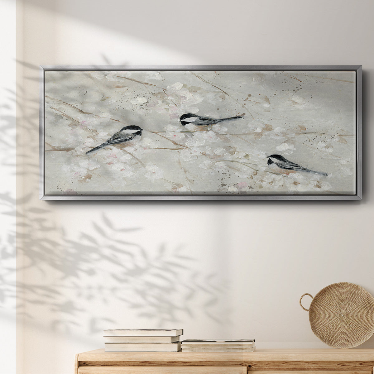 Nature's Confetti II - Floater Framed Canvas Print