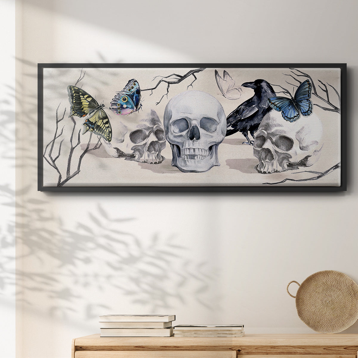 Nevermore Collection D - Floater Framed Canvas Print