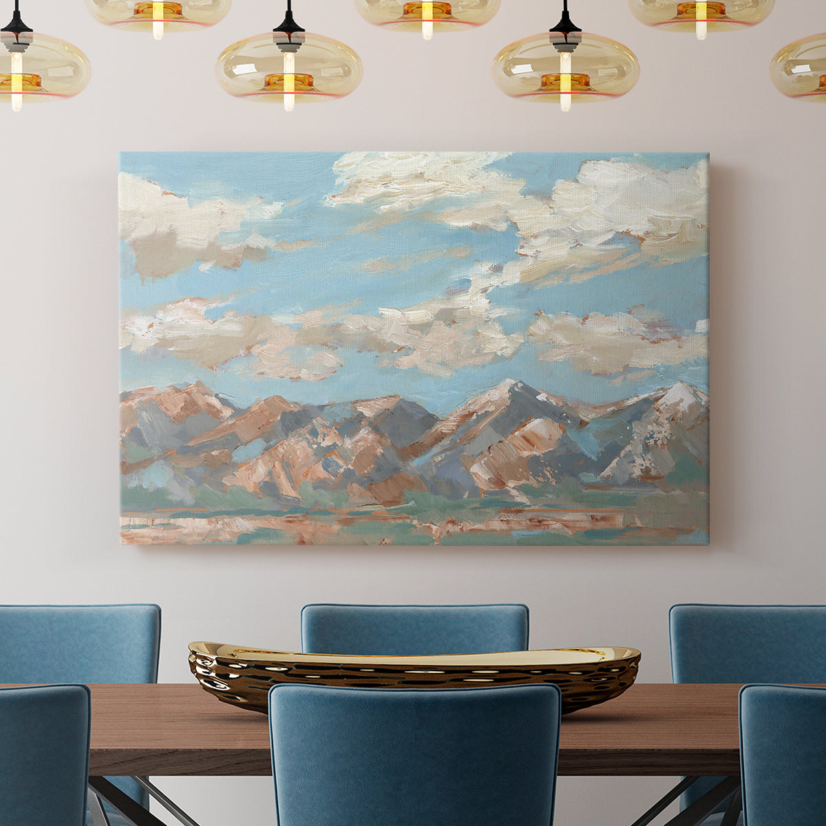 Pastel Western Vista I - Canvas Art Print