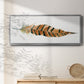 Tail Feather I - Floater Framed Canvas Print