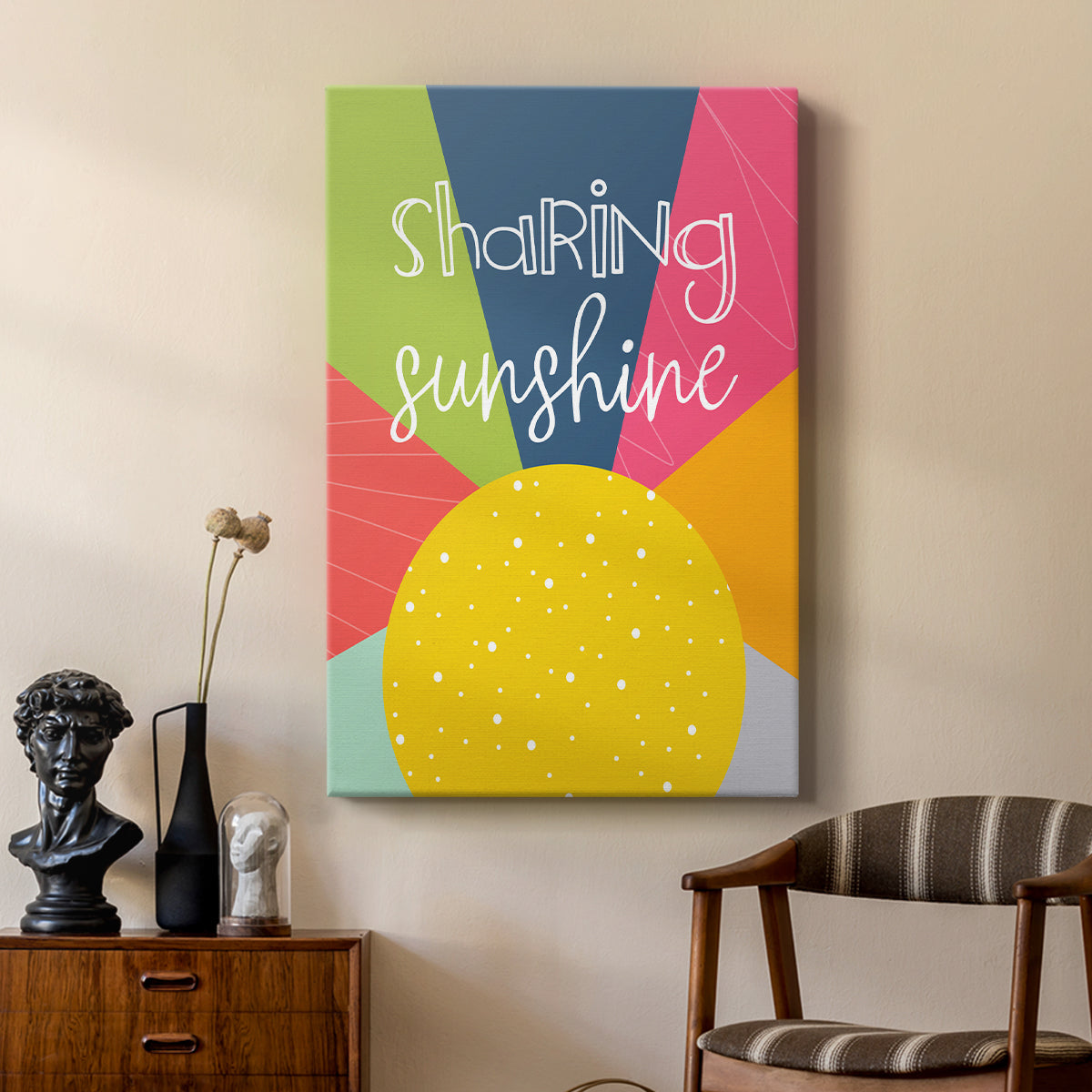 Sharing Sunshine - Canvas Art Print
