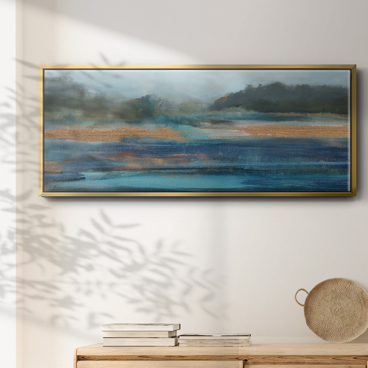 Cold Spring - Floater Framed Canvas Print