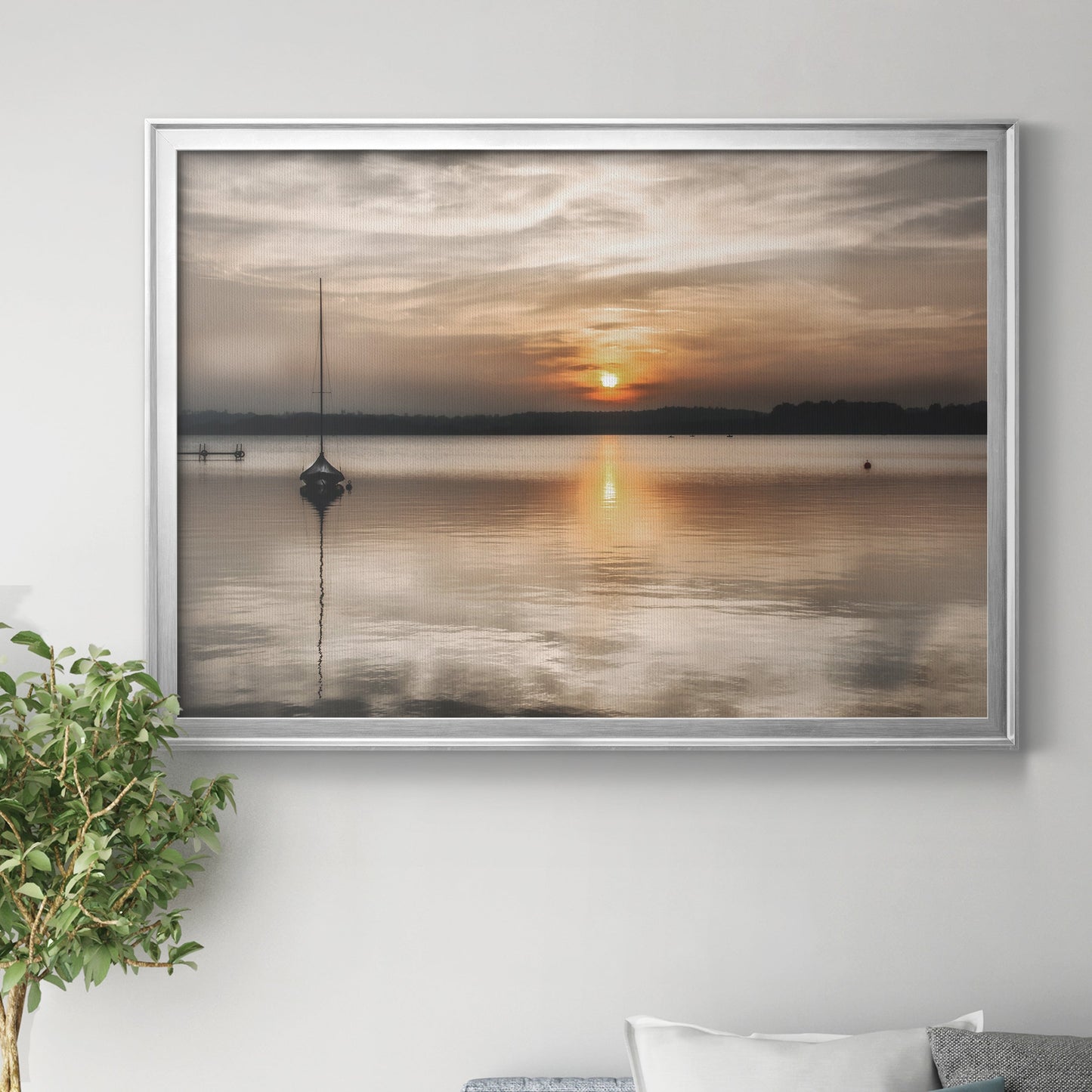 Soft Sunset Premium Classic Framed Canvas - Ready to Hang