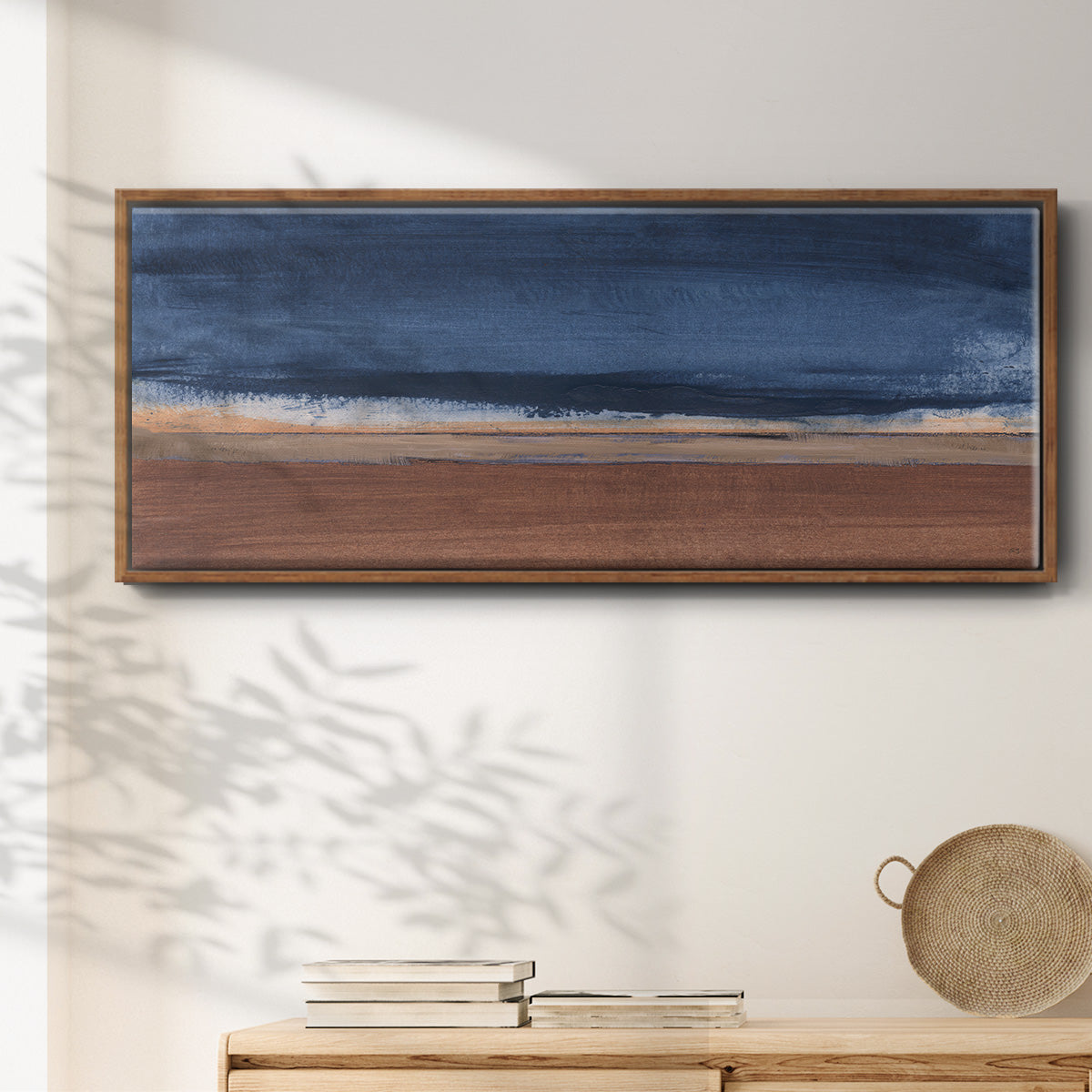 Night Sky - Floater Framed Canvas Print