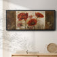 Poppy Morning - Floater Framed Canvas Print